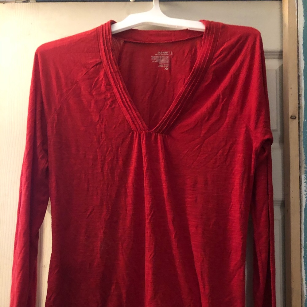 Red cotton top